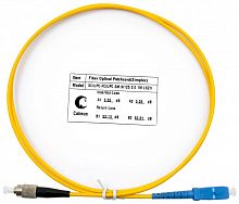 Шнур оптический FOP(s)-9-SC-FC-1m simplex SC-FC 9/125 sm 1м LSZH Cabeus 7380c