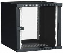 Шкаф LINEA WE 12U 550x350мм дверь стекло черн. ITK LWE5-12U53-GF