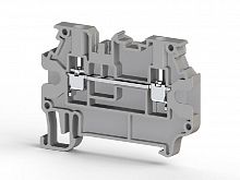 Клеммник на DIN-рейку 2.5кв.мм 2 ряда перем. сер. AVK 2.5R Klemsan 304409