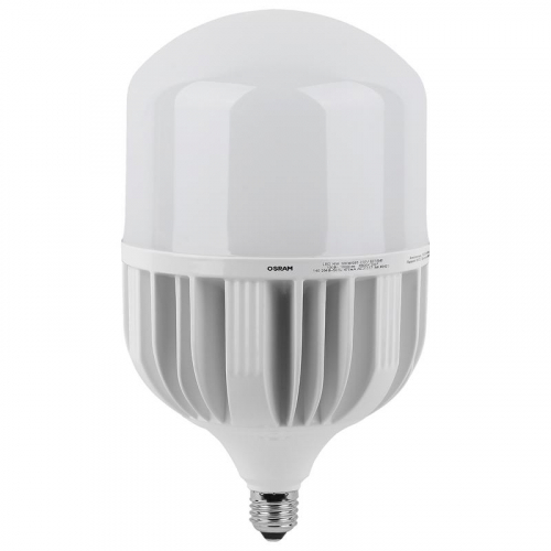 Лампа светодиодная высокомощная LED HW 100Вт T матовая 6500К холод. бел. E27 10000лм 140-265В с адаптером E40 угол пучка 200град. PF>/=09 (замена 1000Вт) OSRAM 4058075577015