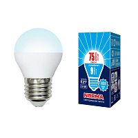 Лампа светодиодная LED-G45-9W/NW/E27/FR/NR Norma 9Вт матовая E27 (упак. картон) Volpe UL-00003828