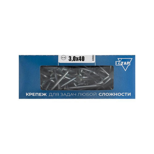 Гвоздь толевый евро 3х40 оцинк. (уп.200г) Tech-Krep/Zitar 102041