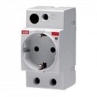 Розетка щитовая M1175-L нем. станд. с индик. ABB 2CSM212000R0721