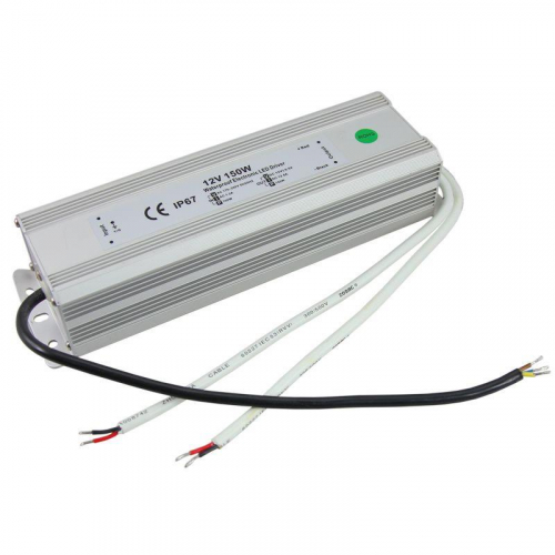Источник питания для LED модулей и линеек 12В 150Вт с проводами IP67 Rexant 200-150-2 фото 4