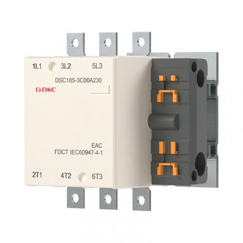 Контактор магнитный DSC185-3C00A230 185А 90кВт (AC3) 220В AC YON DSC185-3C00A230 фото 5