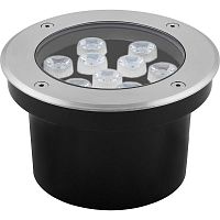 Светильник SP4113 9Вт IP67 160хH90мм RGB 9LED внутр. d110мм тротуарный FERON 32020