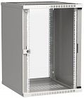 Шкаф LINEA WE 18U 600x650мм дверь стекло сер. ITK LWE3-18U67-GF