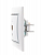 Розетка компьютерная 1-м СП Mira RJ45 бел./сер. LEZARD 701-0215-139