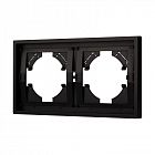 Рамка 2-м FRM-TENDO-PL-2-BK пластик. черн. Arlight 053840