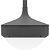 Светильник светодиодный VALLEY UP LED 40W 830 BL СТ 1855000040