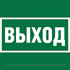 Знак безопасности NPU-2424.E22 "Выход" Белый Свет a28936