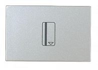 Механизм карточного (54мм) выкл. 2мод. с накладкой Zenit бел. ABB 2CLA221410N1101