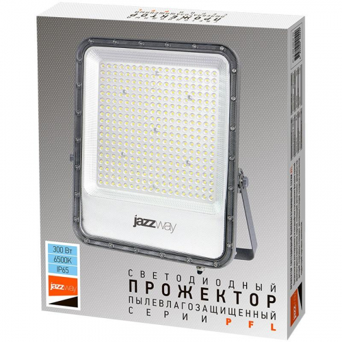 Прожектор светодиодный PFL-S4 300Вт 6500К IP65 80град. ДО с клапаном с линзовым модулем Pro+ JazzWay 5040229 фото 6