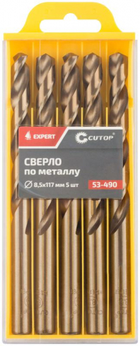 Сверло по металлу ЭКСПЕРТ/EXPERT 8.5х117мм (уп.5шт) Cutop 53-490 фото 3