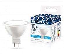 Лампа светодиодная LED-JCDR-10W-GU5.3-4K JCDR 10Вт рефлектор 4500К бел. GU5.3 220-240В ПРОМО Ergolux 15562
