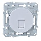 Розетка компьютерная СП Odace RJ45 кат.6 UTP неэкранир. механизм бел. SchE S52R475