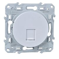 Розетка компьютерная СП Odace RJ45 кат.6 UTP неэкранир. механизм бел. SchE S52R475
