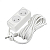Удлинитель 2х5м без заземл. 10А IP20 2.2кВт ПВС 2х1 бел. DOMTOK 2347