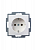 Механизм розетки 1-м СП Basic 16А IP20 250В альп. бел. ABB 2CKA002011A3855