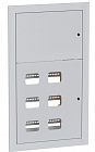 Щит этажный 6кв. без слабот. отсека (1000х650х150) Basic EKF mb28-v-6r