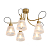 Светильник Caramel 5х60Вт E27 IP20 подвесной Freya FR5522PL-05BS