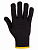 Перчатки х/б плотной вязки с ПВХ, "Точка", черные, 8, 10 кл., 72-75 г, 1 пара, TDM
