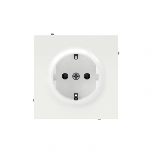 Розетка силовая KANT 2P+E без шторки бел. магнолия DKC 7000033