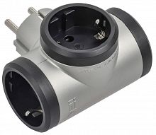 Разветвитель 3-м 16А IP20 Элиум 3х2P+E горизонт. подкл. алюм. IEK 050664