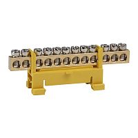 Шина нулевая тип Стойка OptiKit BB-S-PE-DIN-12-6х9 желт. КЭАЗ 277834