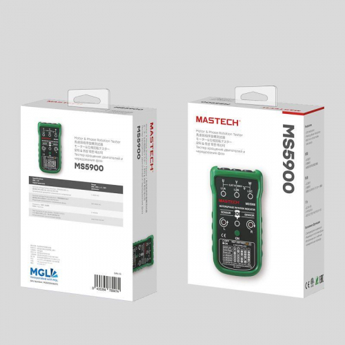 Детектор последовательности фаз MS5900 Mastech 13-1251 фото 3
