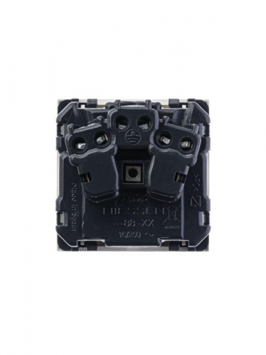 Механизм розетки Zenit 16А 250В защ. шторки с заземл. бел. ABB 2CLA228800N1101 фото 4