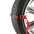 Комплект цепи (браслеты) противоскольжения для легковых автомобилей однорядные (уп.6шт) Rexant 07-7024-2