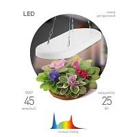 Светильник светодиодный FITO-25W-QLED-FLY 25Вт подвесной для растений полноспектральный Эра Б0053062