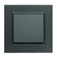 Переключатель проходной 1-кл. СП Karea 10А IP20 дым. Makel 56050020