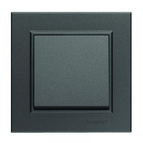 Переключатель проходной 1-кл. СП Karea 10А IP20 дым. Makel 56050020