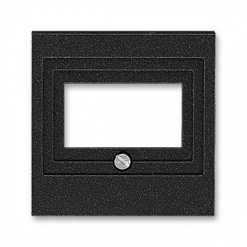 Накладка Levit для розеток USB/HDMI/VGA антрацит ABB 2CHH290040A4063