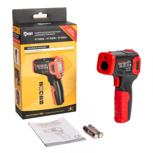 Пирометр бесконтактный цифровой KT 650C PROLINE КВТ 87243 фото 3