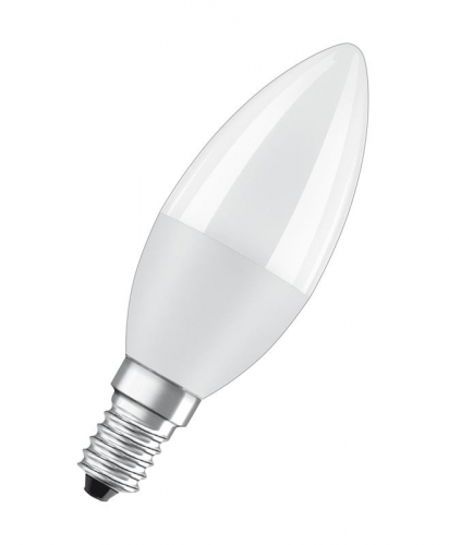 Лампа светодиодная LED Value LVCLB75 10SW/840 10Вт свеча матовая E14 230В 10х1 RU OSRAM 4058075579187