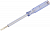 Отвертка индикаторная бел. ручка 100-500 В 190мм FIT 56529
