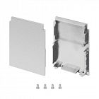 Заглушка SL-LINE-4050-3L-HIGH глухая пластик (комплект) Arlight 044675