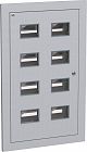 Щит этажный ЩЭ-8-2 (890х550х157мм) 36 IP31 УХЛ3 IEK MKM44-08-31