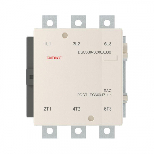 Контактор магнитный DSC330-3C00A380 330А 160кВт (AC3) 380В AC DKC DSC330-3C00A380