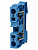 Зажим клеммный безвинтовой (ЗКБ) 16мм2 100А синий TDM