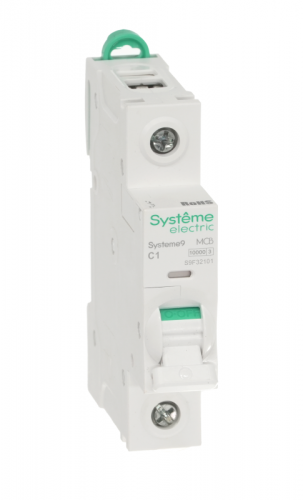 Выключатель автоматический 1п C 1А 10кА Systeme9 230В SE S9F32101 фото 4