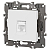 Розетка компьютерная Elegance 14-3107-01М RJ45 матов. бел. Эра Б0065763