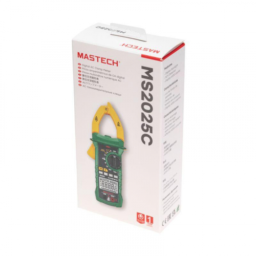 Клещи токовые MS2025C Mastech 13-1321 фото 3