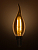Лампа светодиодная «Винтаж» золотистая WFС37, 7 Вт, 230 В, 2700 К, E14 (свеча на ветру) TDM
