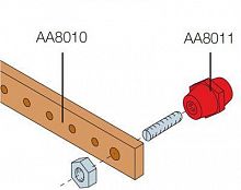 Изолятор шины (уп.5шт) ABB AA8011