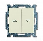 Выключатель жалюзи с накладкой 1п без фиксации сл. кость ABB 2CKA001413A1085