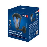 Светильник светодиодный уличный UUL-S80A 60W/E27 IP54 BLACK под лампу Е27 архитектурный накладной корпус черн. Uniel UL-00006812